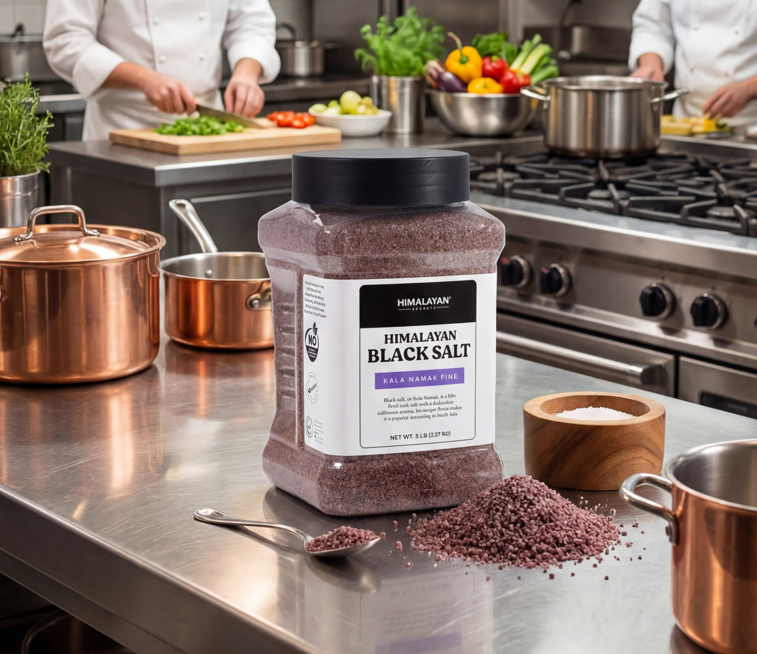 Black Salt Jars