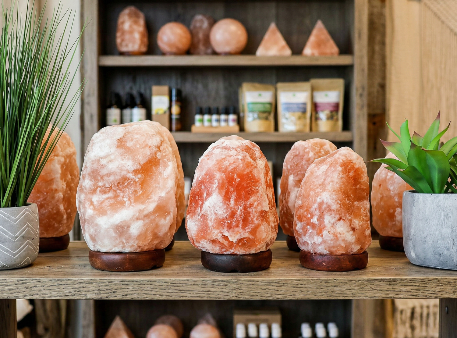 Natural Shape Salt Lamps