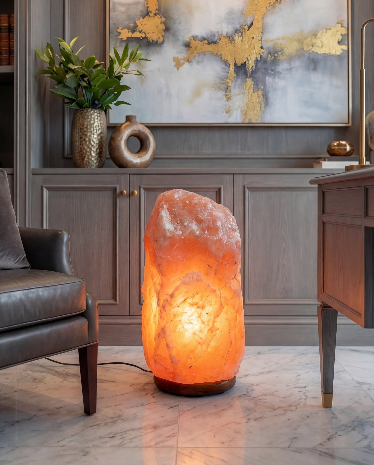 Jumbo Salt Floor Lamps