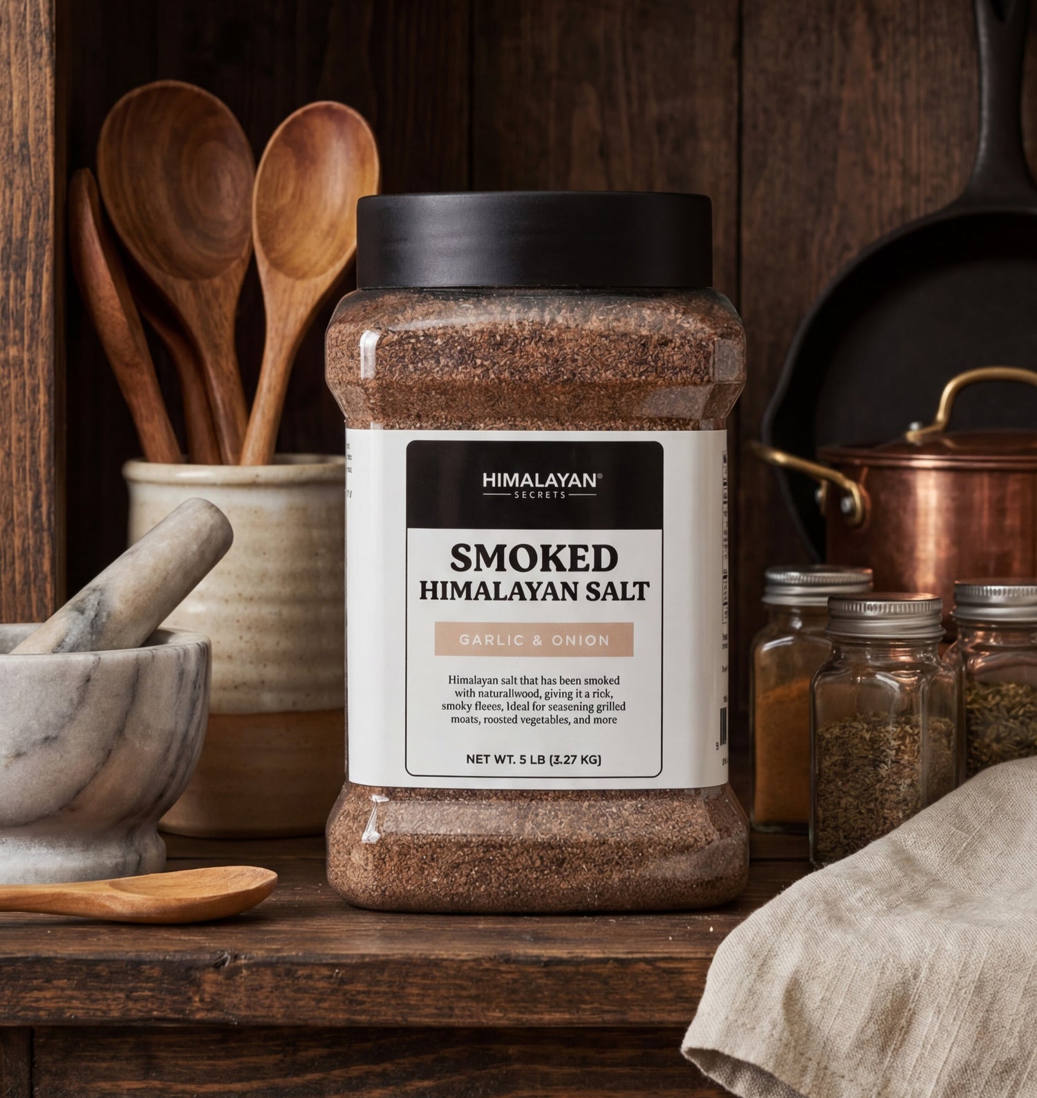 Smoked Himalayan Salt Jars