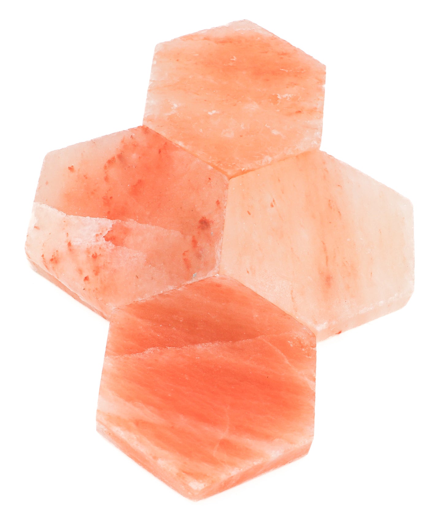 Pink Himalayan Salt Tile Hexagon Shape 6 x 5 x 1