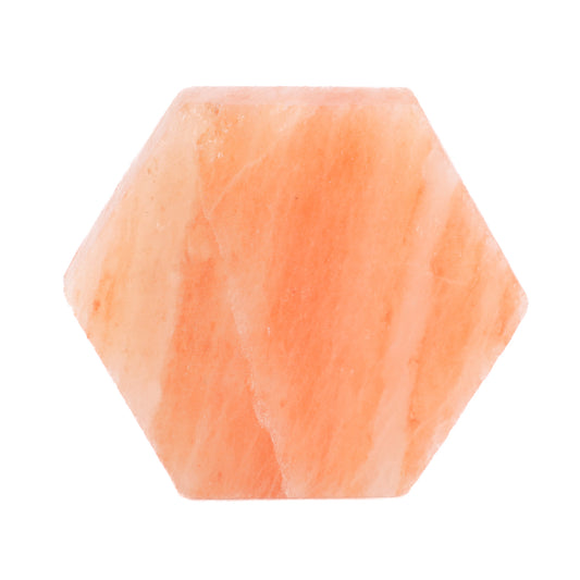 Pink Himalayan Salt Tile Hexagon Shape 6 x 5 x 1