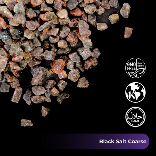 Himalayan Black Salt (Kala Namak) Coarse (2-3mm) 44 LB Sack