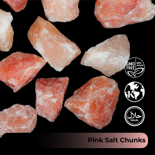 Himalayan Dark Pink Salt Chunks (60-90g) 44 LB Sack