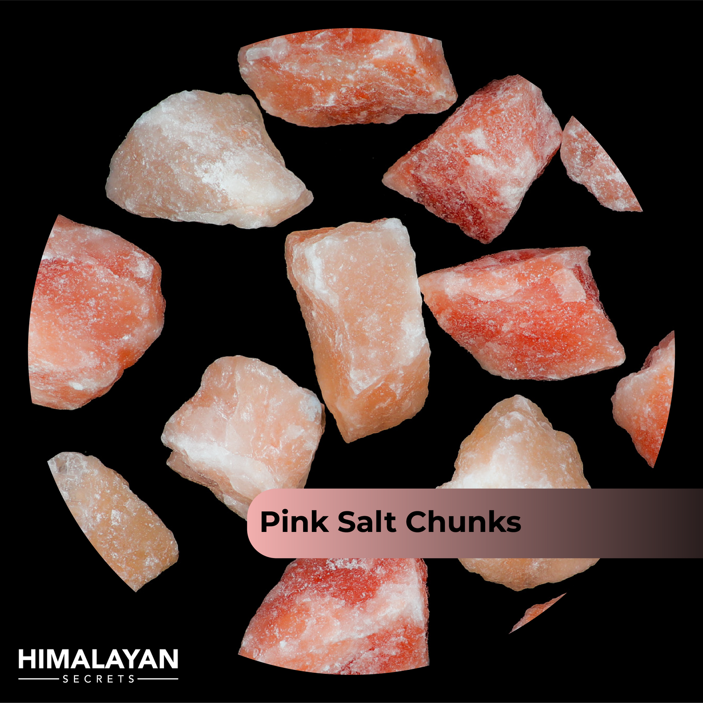 Himalayan Dark Pink Salt Chunks (60-90g) 44 LB Sack