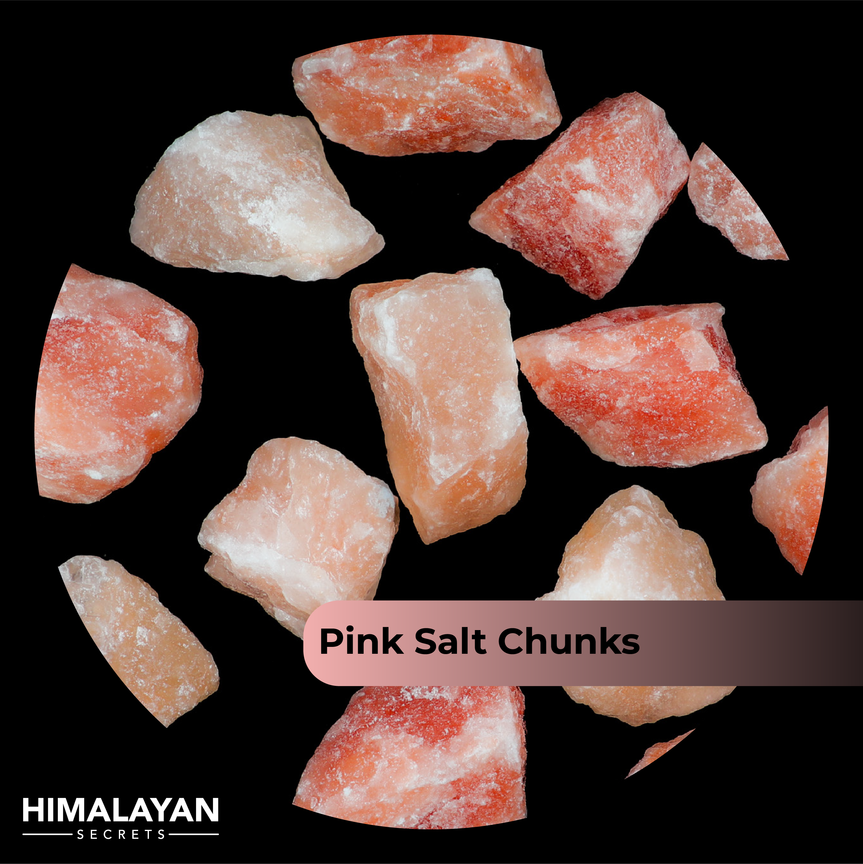 Himalayan Dark Pink Salt Chunks (60-90g) 44 LB Sack