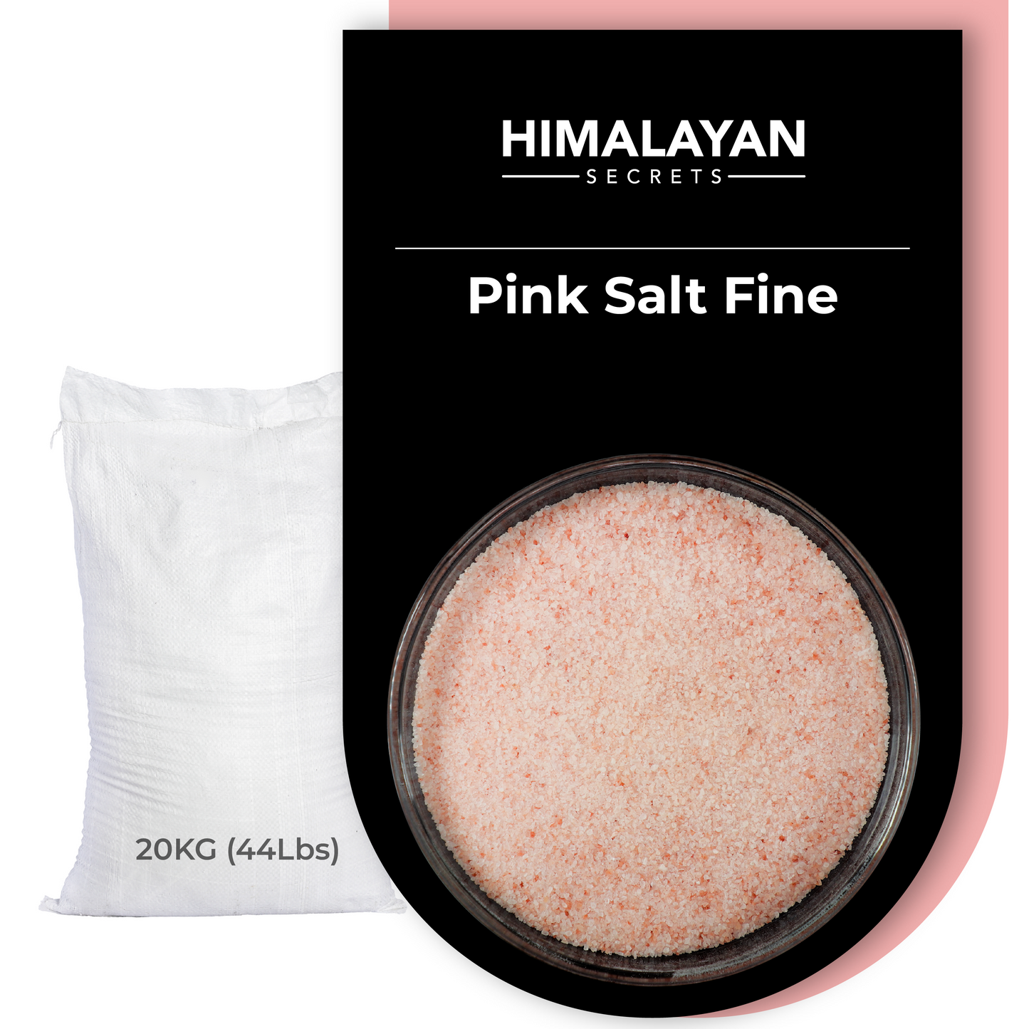 Himalayan Dark Pink Salt Fine (0.3-0.5mm) 44 LB Sack
