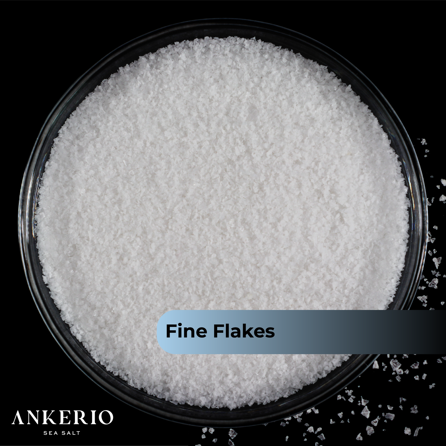 Ankerio Sea Salt Fine Flakes - Bulk 12KG (26.5 Lbs)