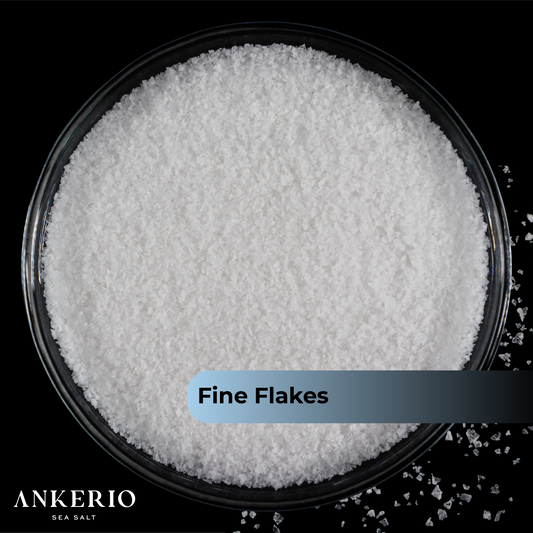 Ankerio Sea Salt Fine Flakes - Bulk 12KG (26.5 Lbs)