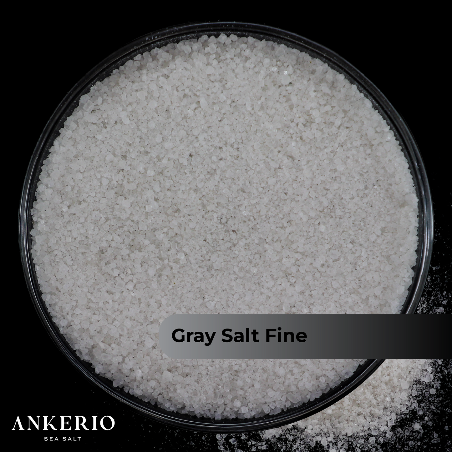 Ankerio GRAY Sea Salt Fine (0.2-1.4mm) 44 LB Sack