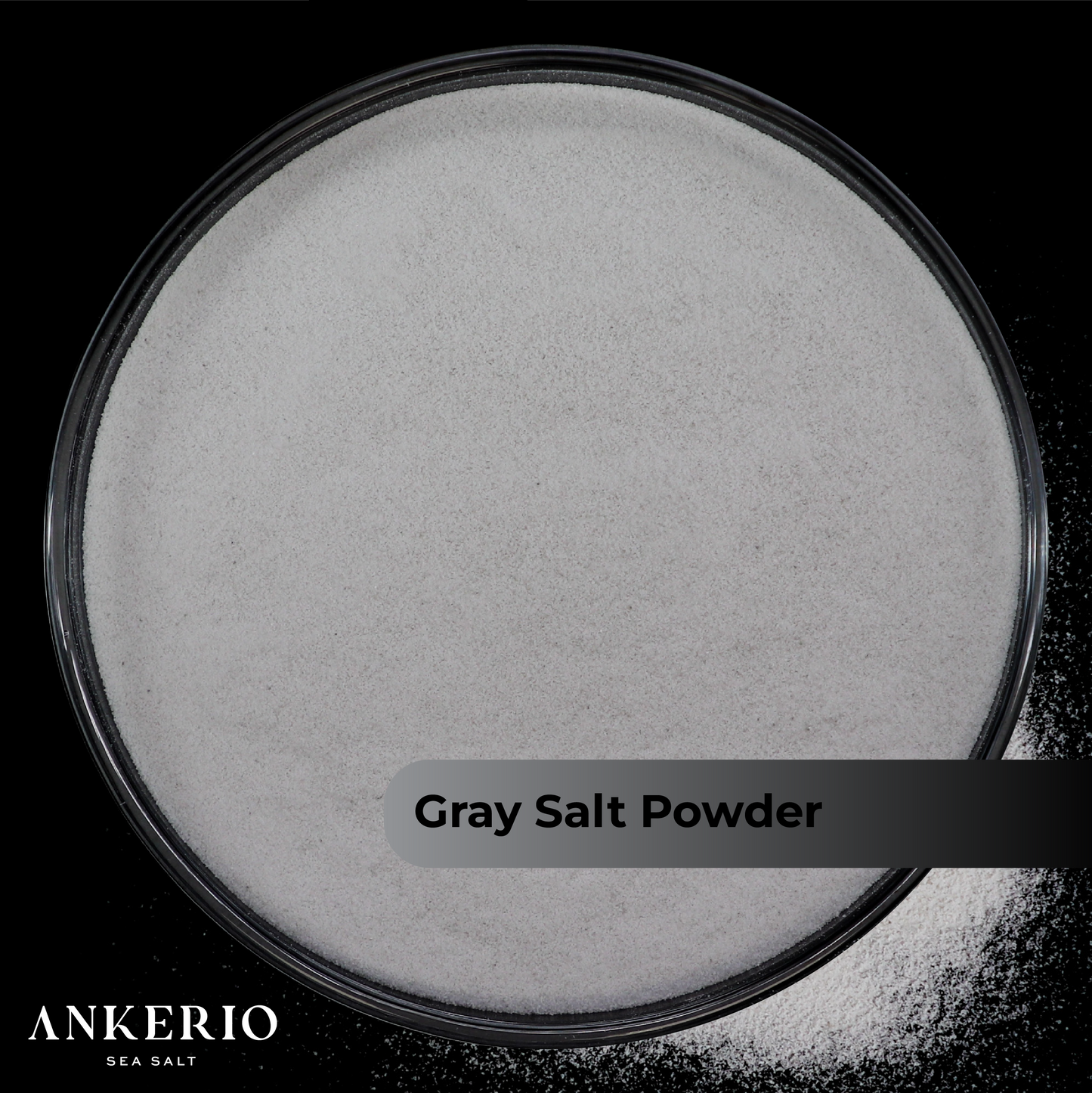 Ankerio GRAY Sea Salt Powder (0.1-0.2mm) 44 LB Sack