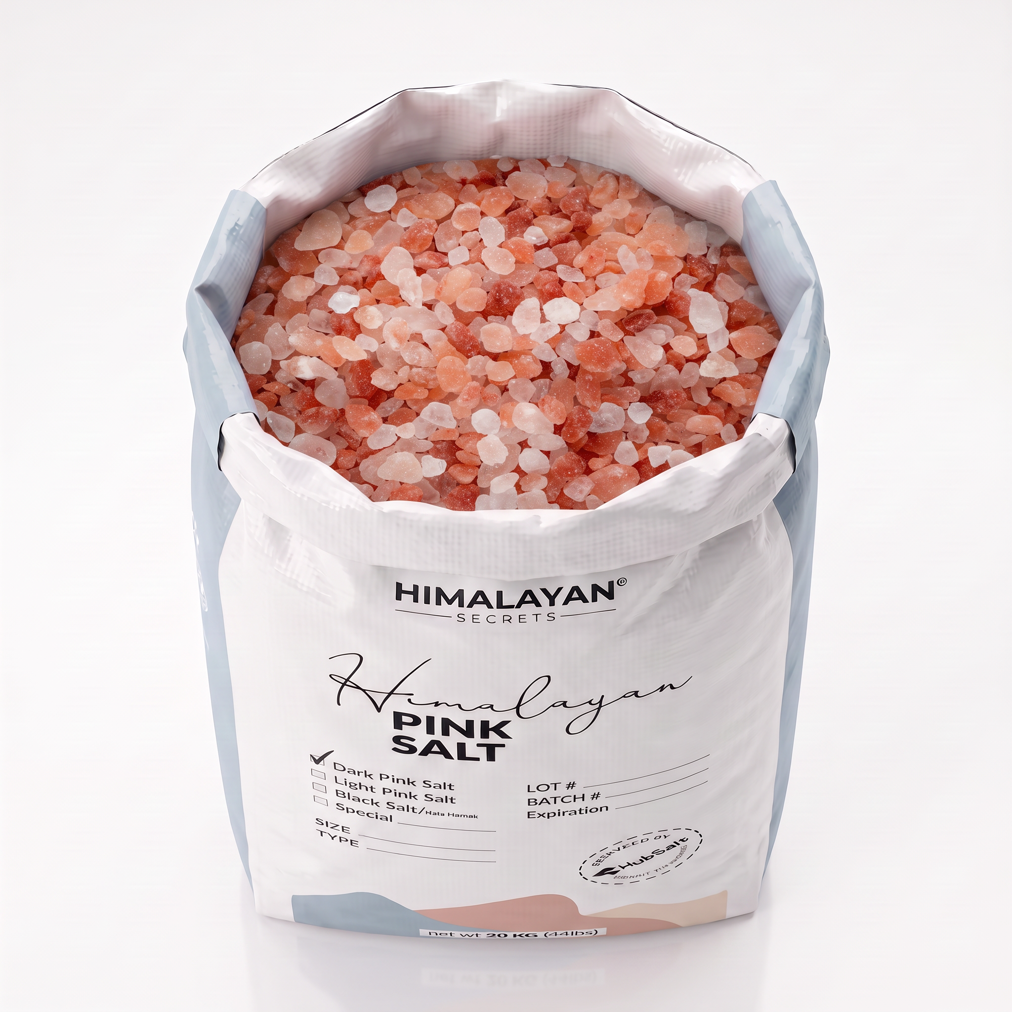 Himalayan Dark Pink Salt Xtra Coarse (2-5mm) 44 LB Sack