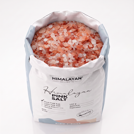 Himalayan Dark Pink Salt Xtra Coarse (2-5mm) 44 LB Sack