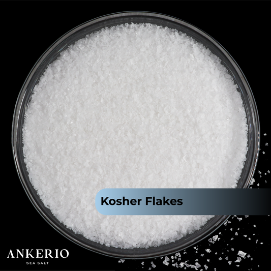 Ankerio Sea Salt Kosher Flakes - Bulk 12KG (26.5 Lbs)