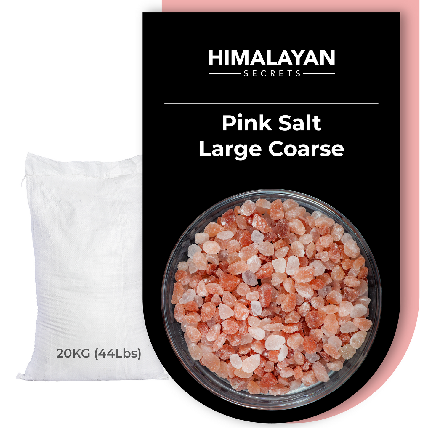 Himalayan Dark Pink Salt Large Coarse (6-8mm) 44 LB Sack