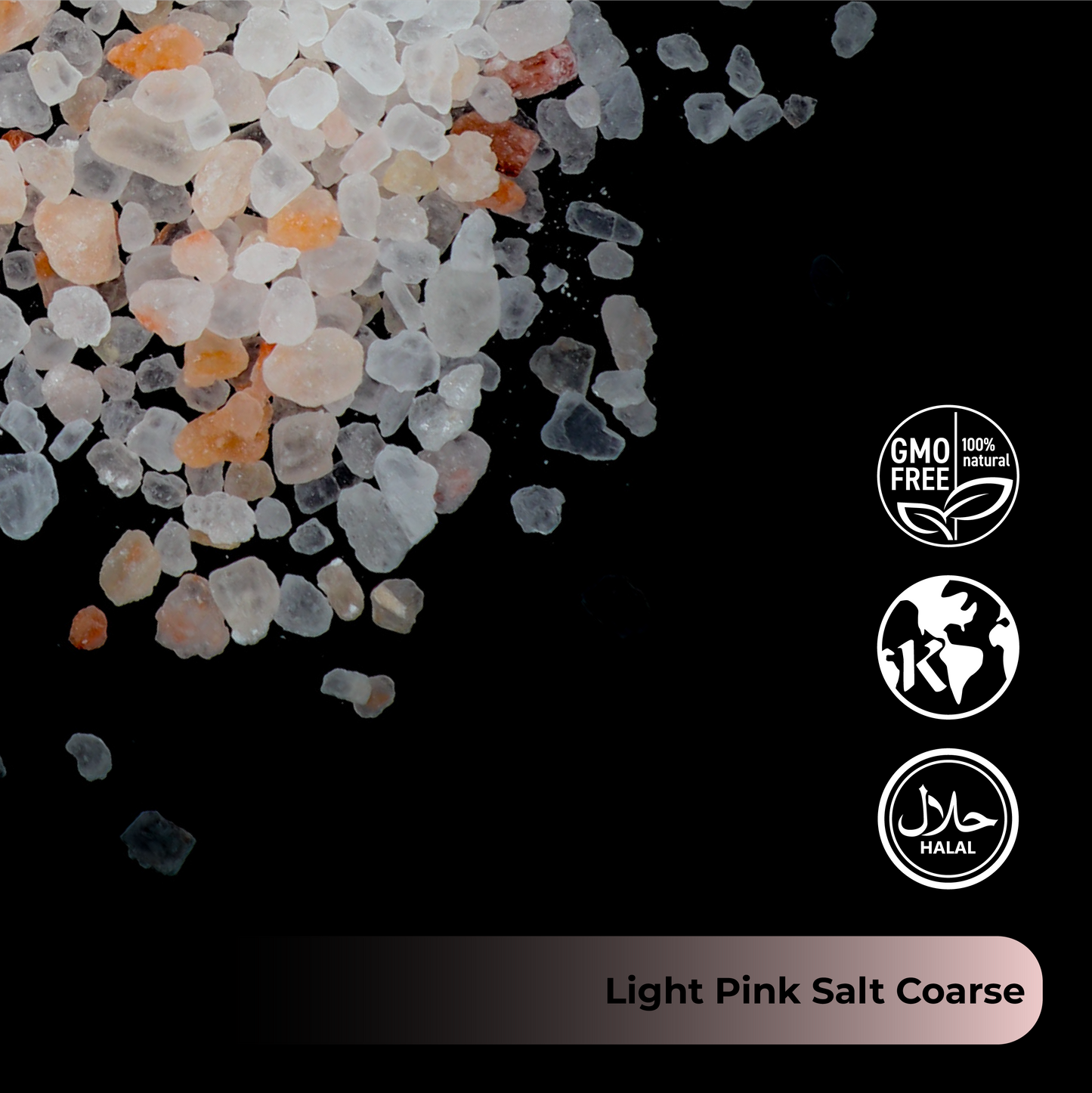 Himalayan Light Pink Salt Coarse (2-3mm) 44 LB Sack