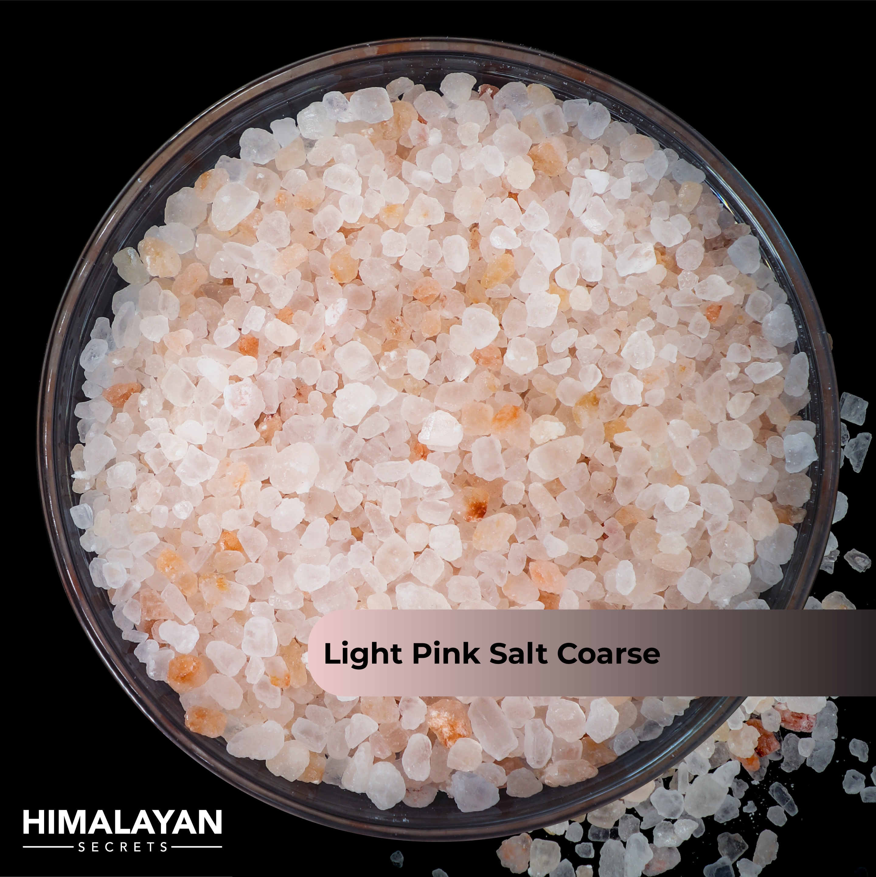 Himalayan Light Pink Salt Coarse (2-3mm) 44 LB Sack