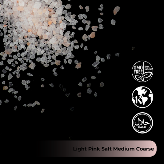 Himalayan Light Pink Salt Medium Coarse (1-2mm) 44 LB Sack
