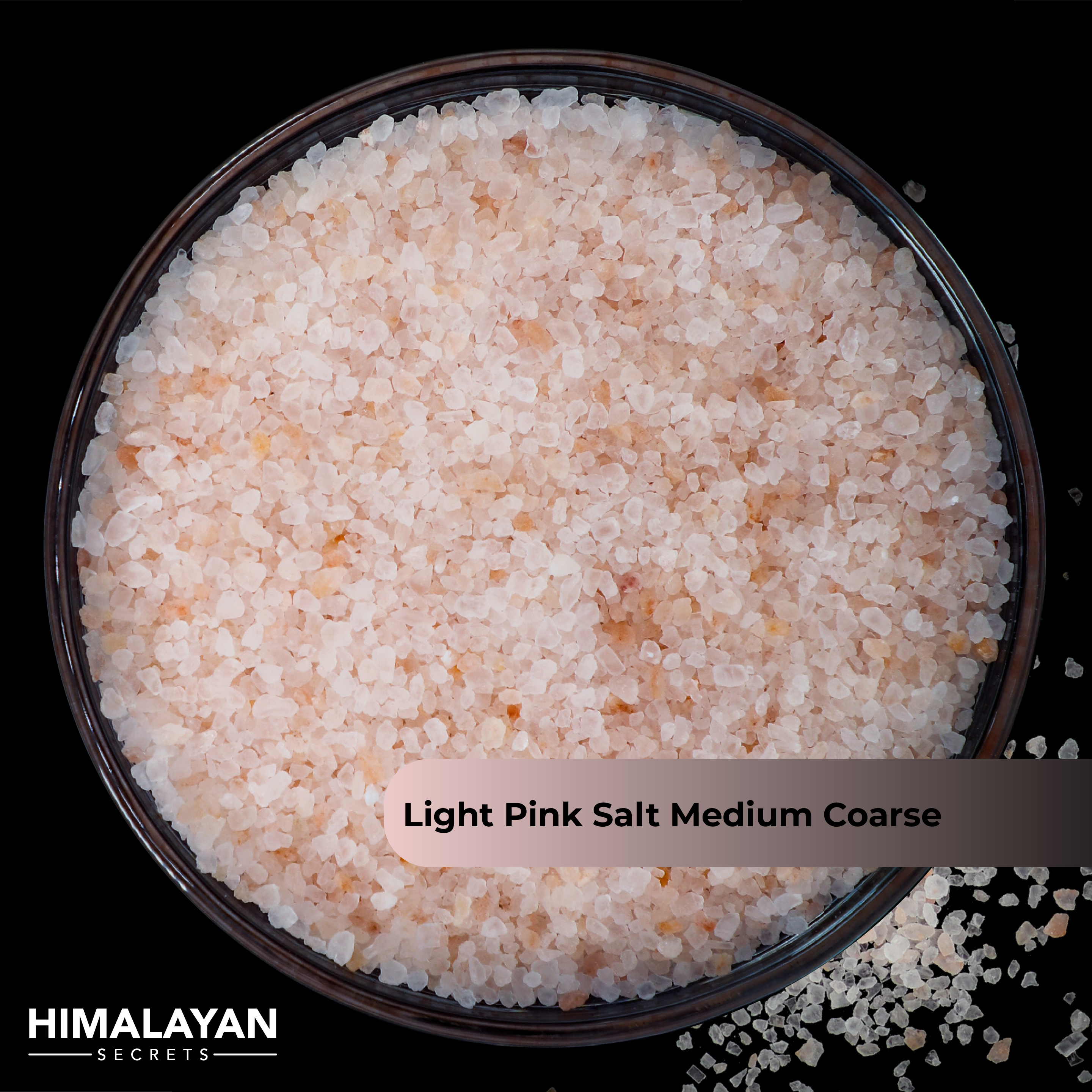 Himalayan Light Pink Salt Medium Coarse (1-2mm) 44 LB Sack