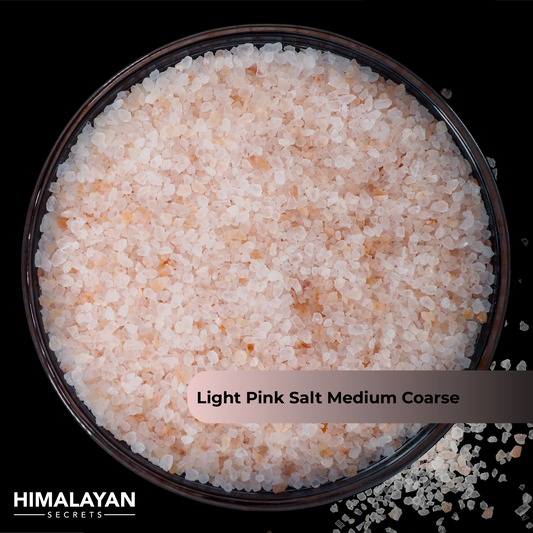 Himalayan Light Pink Salt Medium Coarse (1-2mm) 44 LB Sack