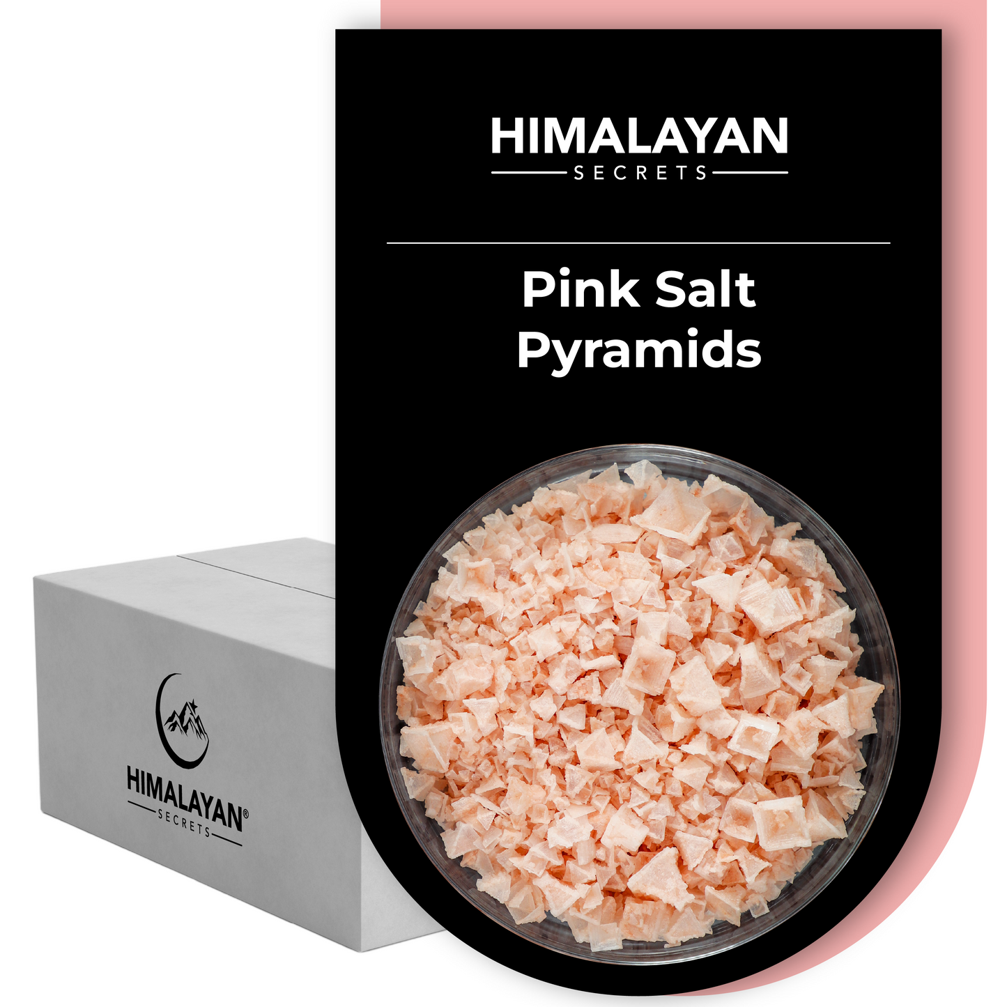 Himalayan Pink Pyramid Flake Salt - Bulk 12 KG