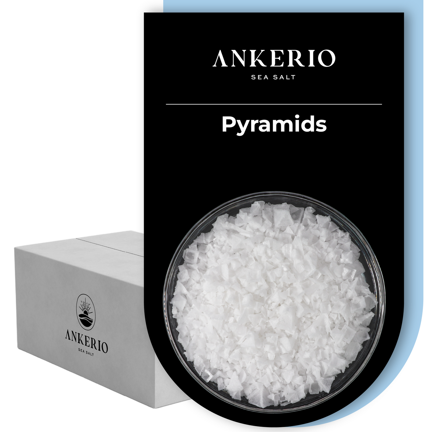 Ankerio Sea Salt Pyramids - Bulk 12KG (26.5 Lbs)