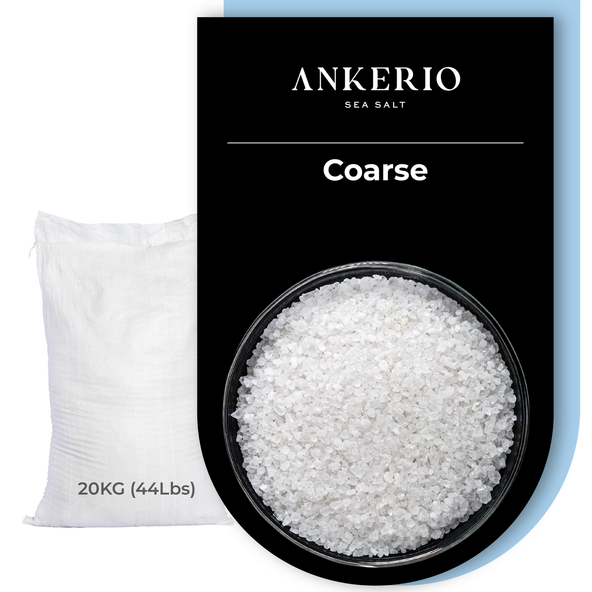Ankerio Sea Salt Coarse (2-3mm) 44 LB Sack