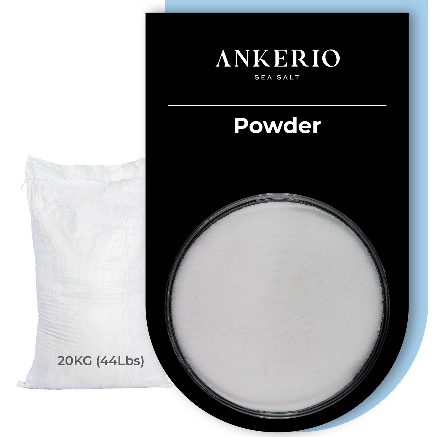 Ankerio Sea Salt Powder (0.1-0.3mm) 44 LB Sack