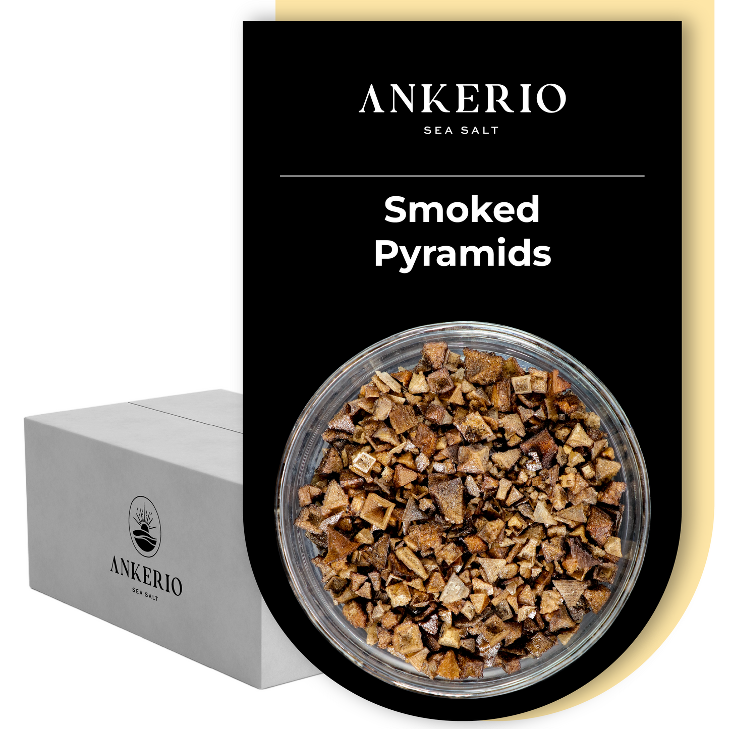 Ankerio Sea Salt Smoked Pyramids - Bulk 12KG (26.5 Lbs)
