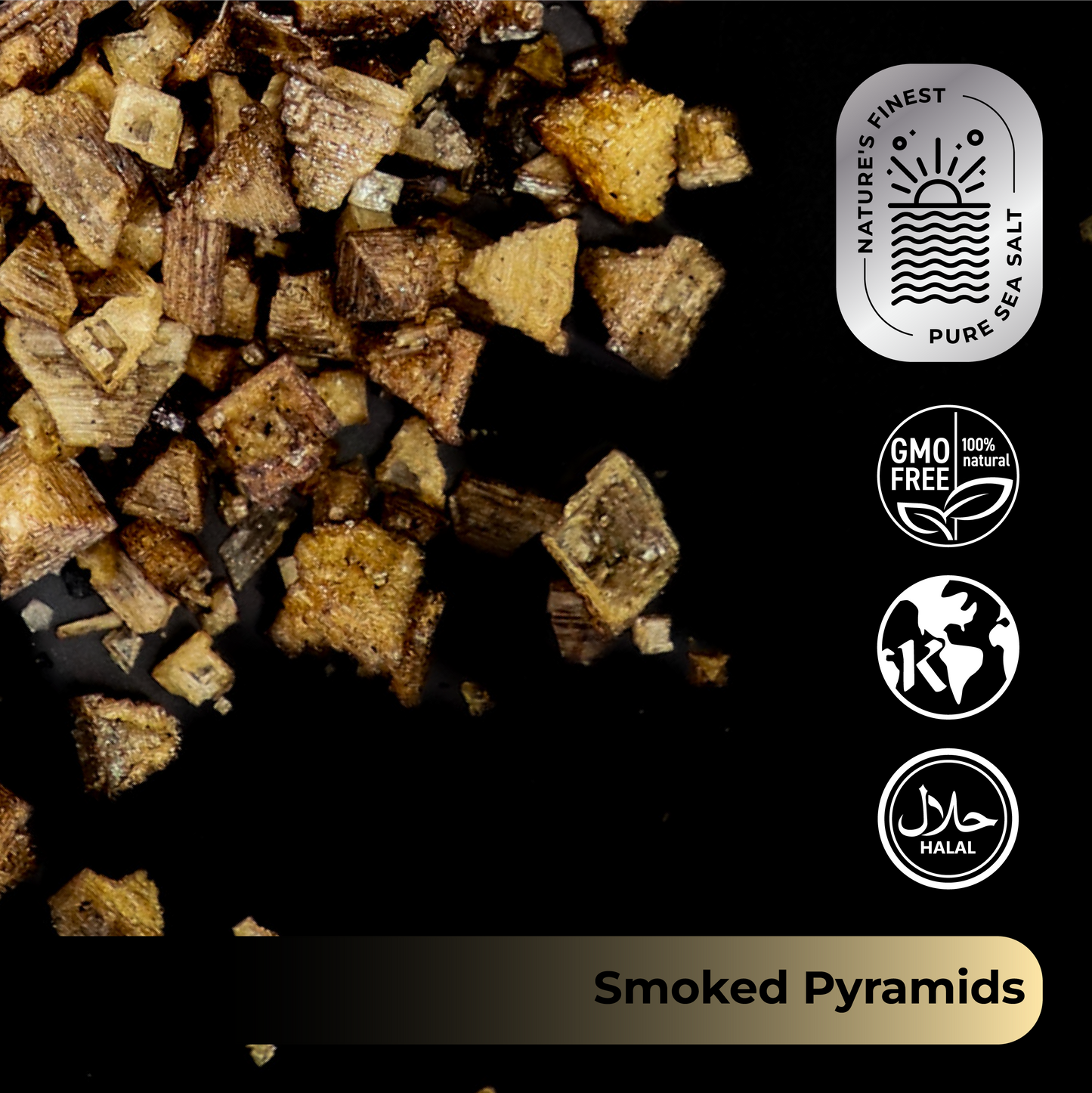 Ankerio Sea Salt Smoked Pyramids - Bulk 12KG (26.5 Lbs)