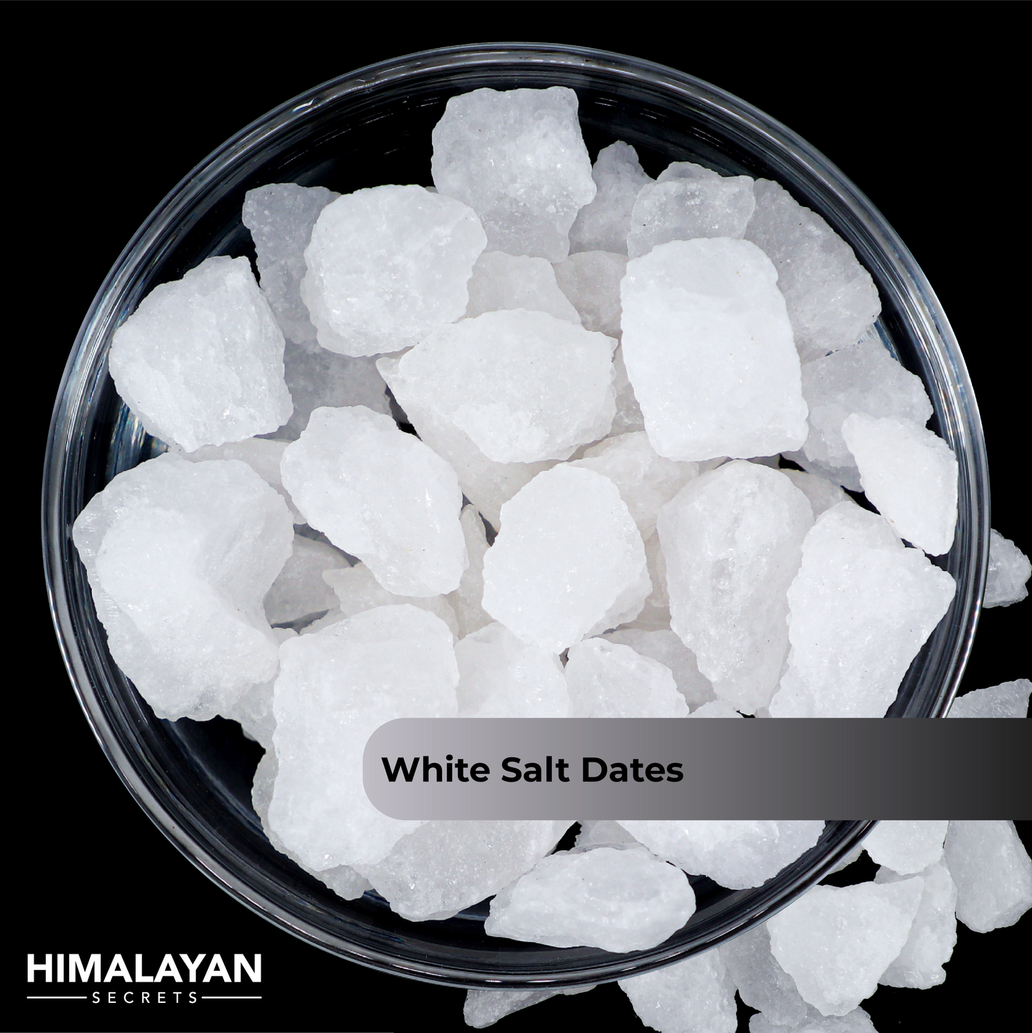 Himalayan White Salt Date Size (6.7-25mm) 44 LB Sack