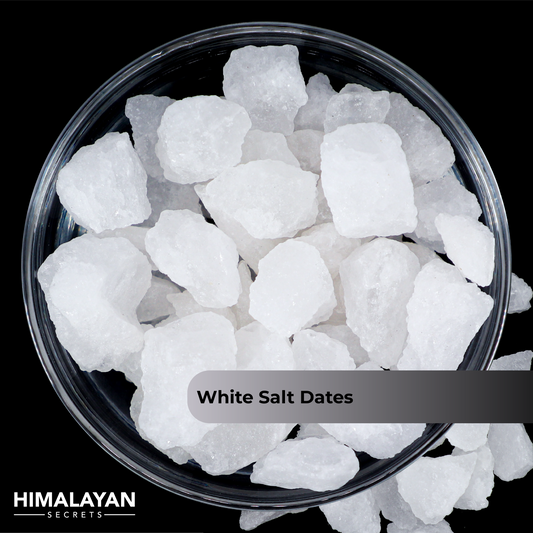 Himalayan White Salt Date Size (6.7-25mm) 44 LB Sack
