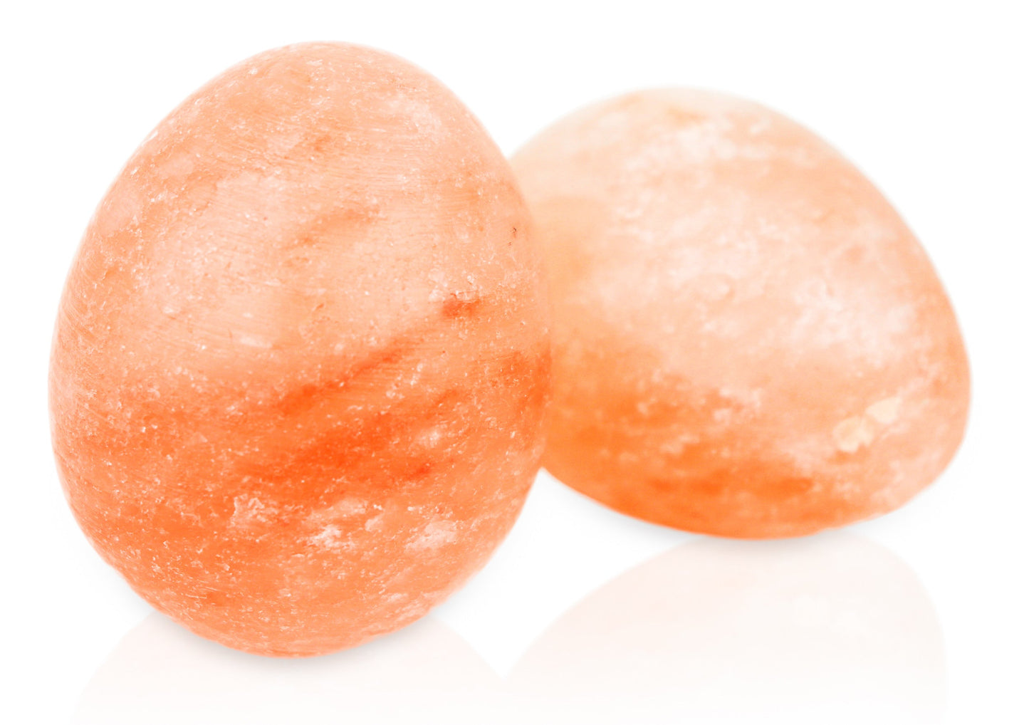 Egg Shape Stone (Large) Set of 2 in a Jar w/ Cotton Bag