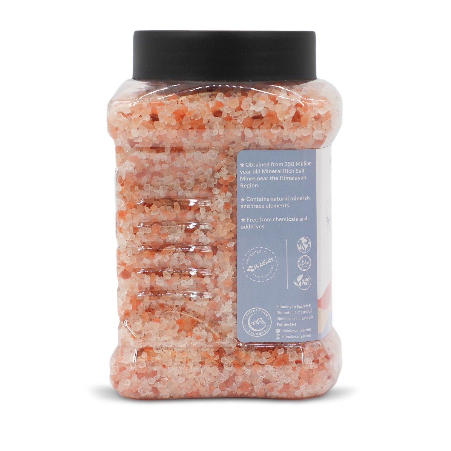 Himalayan Dark Pink Salt Coarse (2-3mm) 5 LB Jar