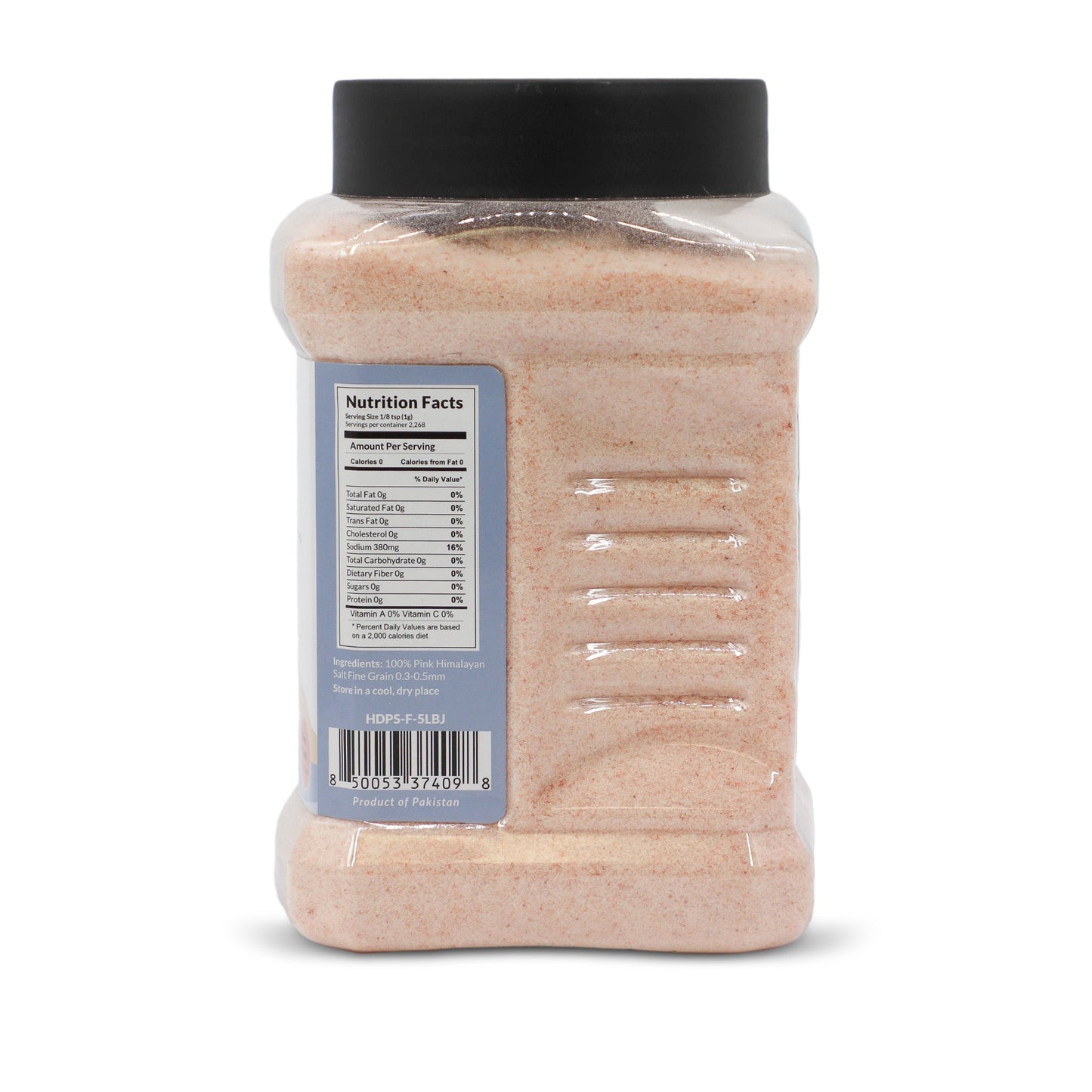 Himalayan Dark Pink Salt Fine (0.3-0.5mm) 5 LB Jar