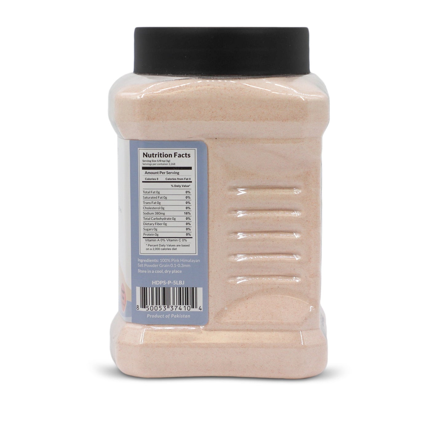 Himalayan Dark Pink Salt Powder (0.1-0.3mm) 5 LB Jar