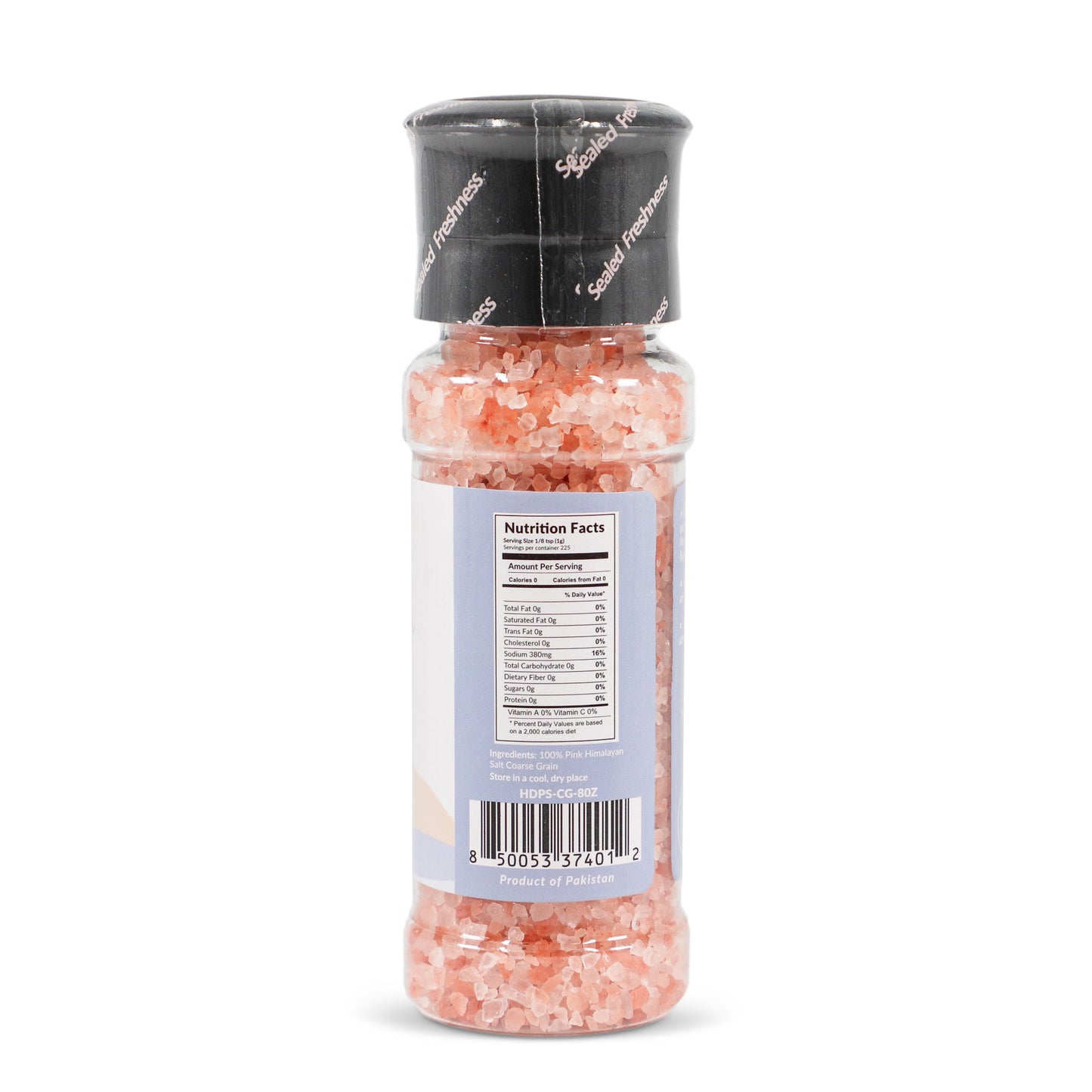 8 oz Himalayan Salt Coarse Grain Grinder - Ceramic Core
