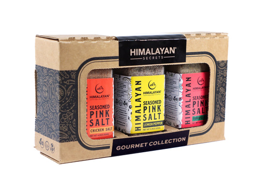 Gourmet Collection Set of 3 - 4.4oz French Glass Shaker - Chicken Salt, Lemon Pepper, Tomato Basil