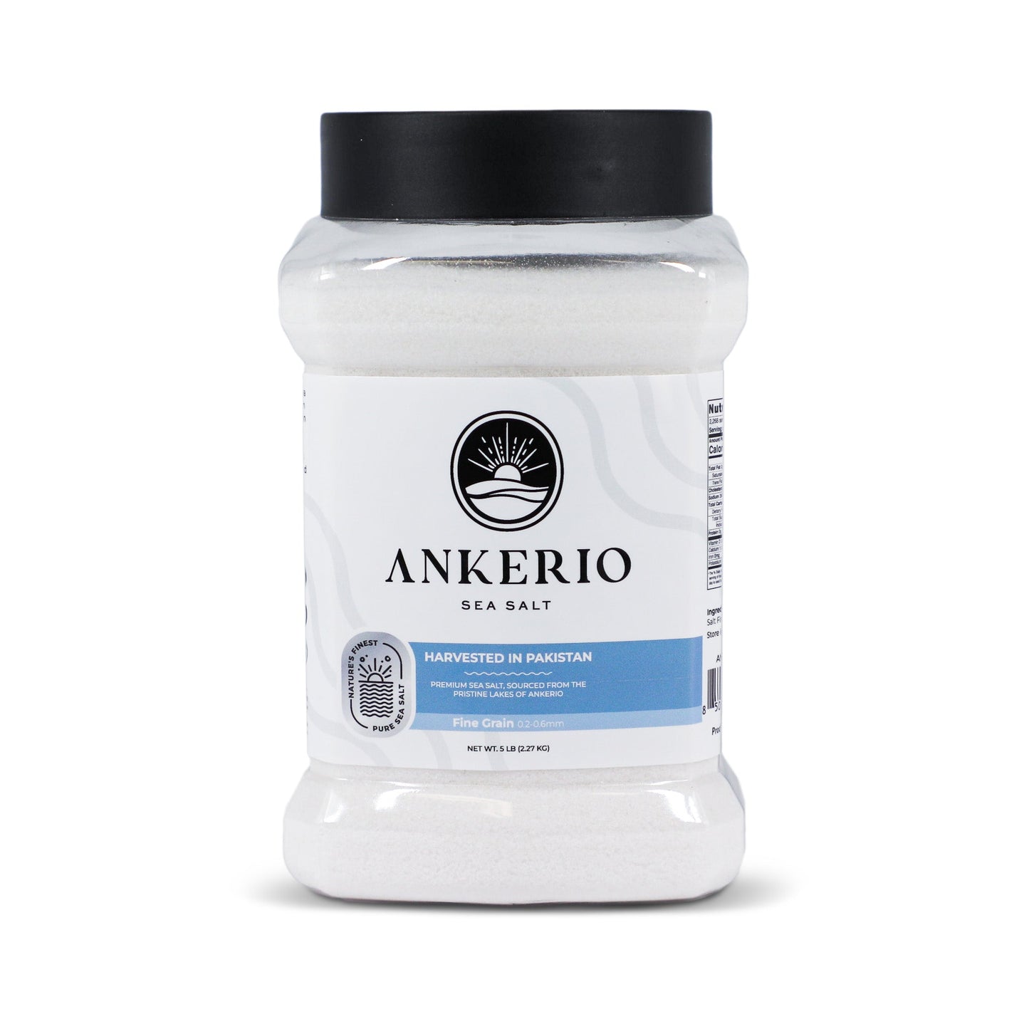 Ankerio Sea Salt Fine (0.2-0.6mm) 5 LB Jar