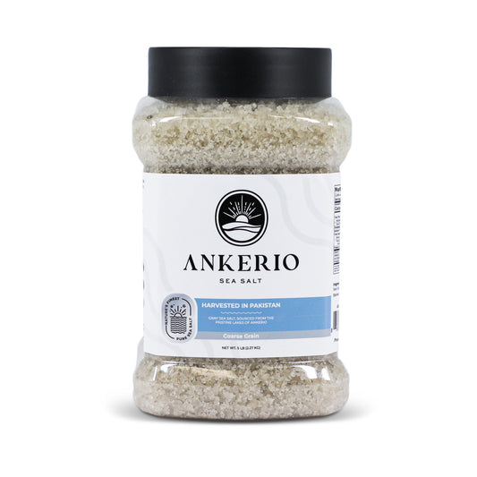 Ankerio Gray Sea Salt - COARSE - 5 LB Jar