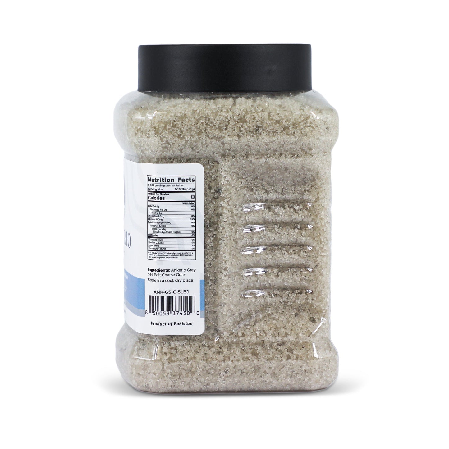 Ankerio Gray Sea Salt - COARSE - 5 LB Jar