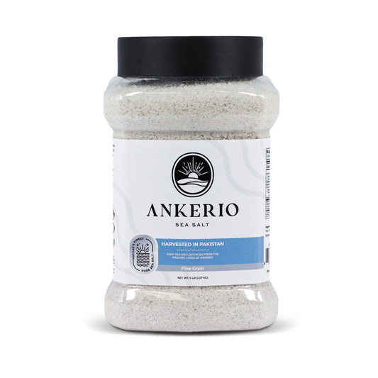 Ankerio Gray Sea Salt - FINE - 5 LB Jar