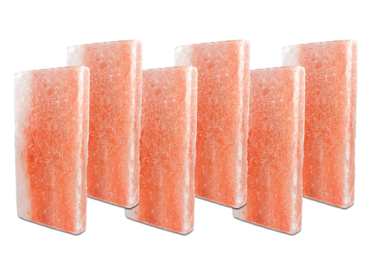 Pink Himalayan Salt Tile 8 x 4 x 0.75 (6-Pack)