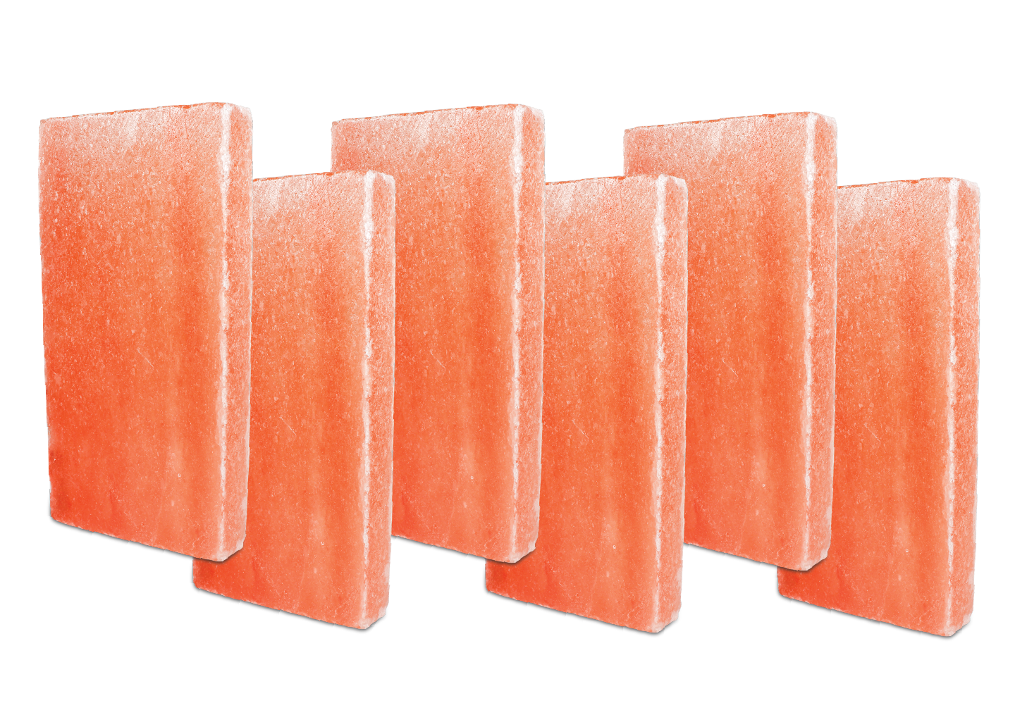 Pink Himalayan Salt Tile 8 x 4 x 1 (6-Pack)