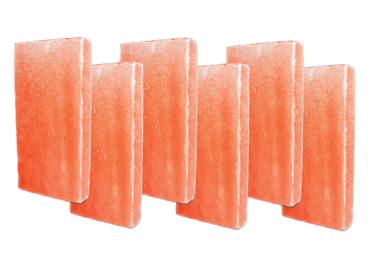 Pink Himalayan Salt Tile 8 x 4 x 1 (6-Pack)