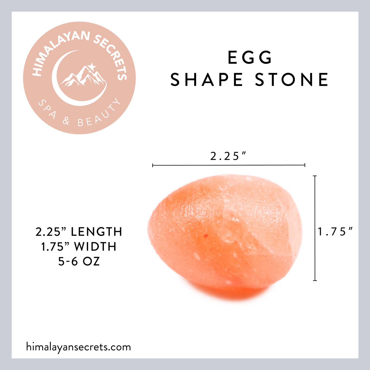 Egg Shaped Stone (Small) - Pack of 12