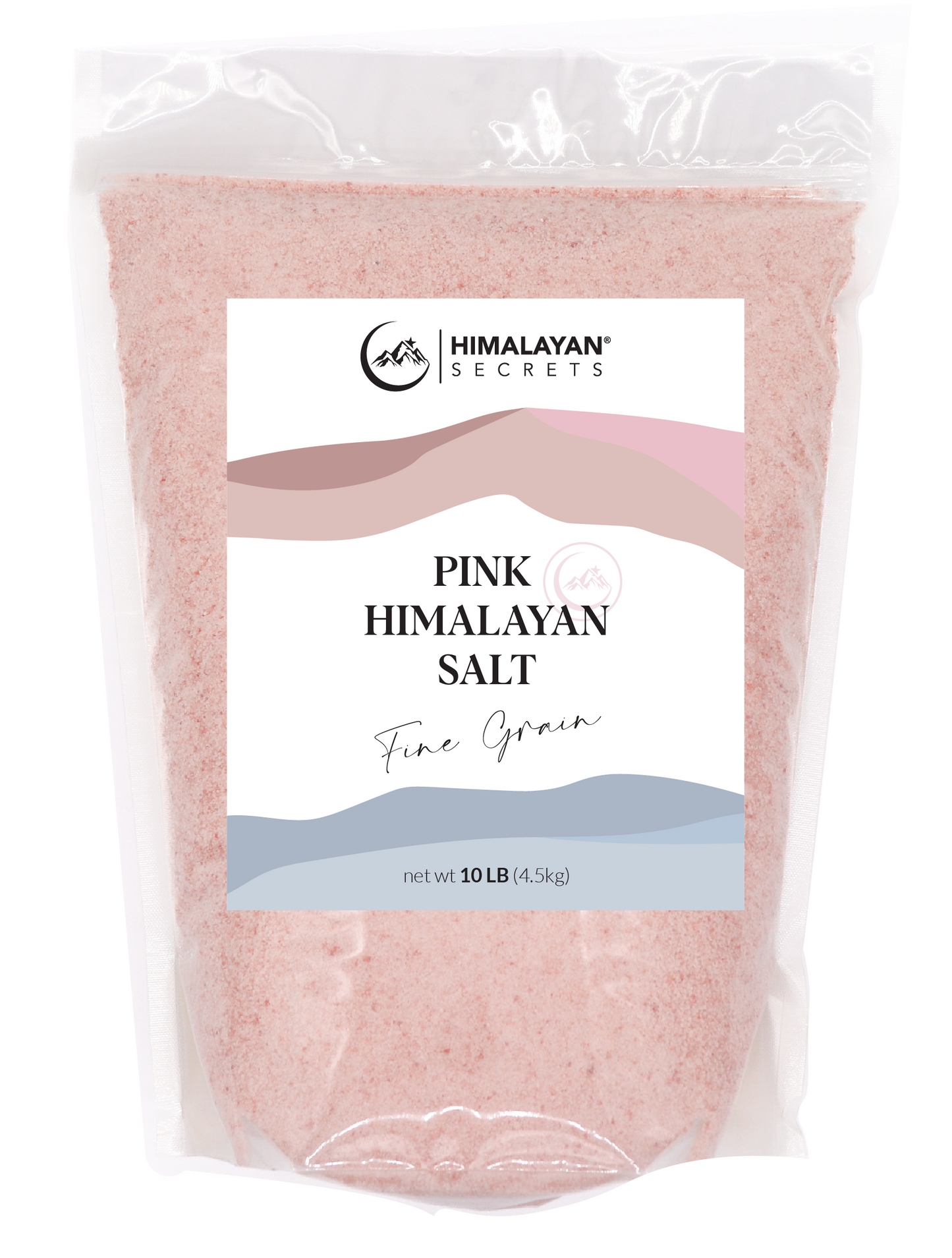 Himalayan Dark Pink Salt Fine (0.3-0.5mm) 10 LB Pouch