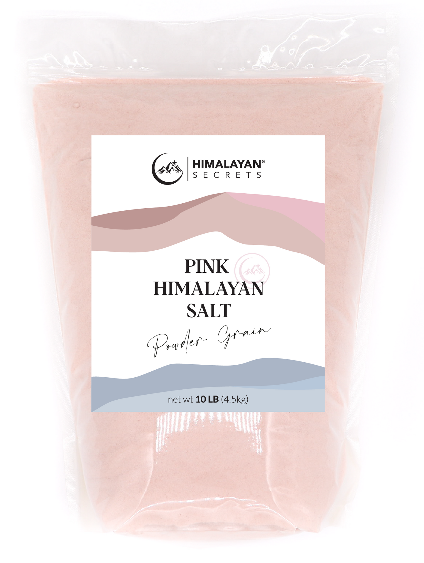 Himalayan Dark Pink Salt Powder (0.1-0.3mm) 10 LB Pouch