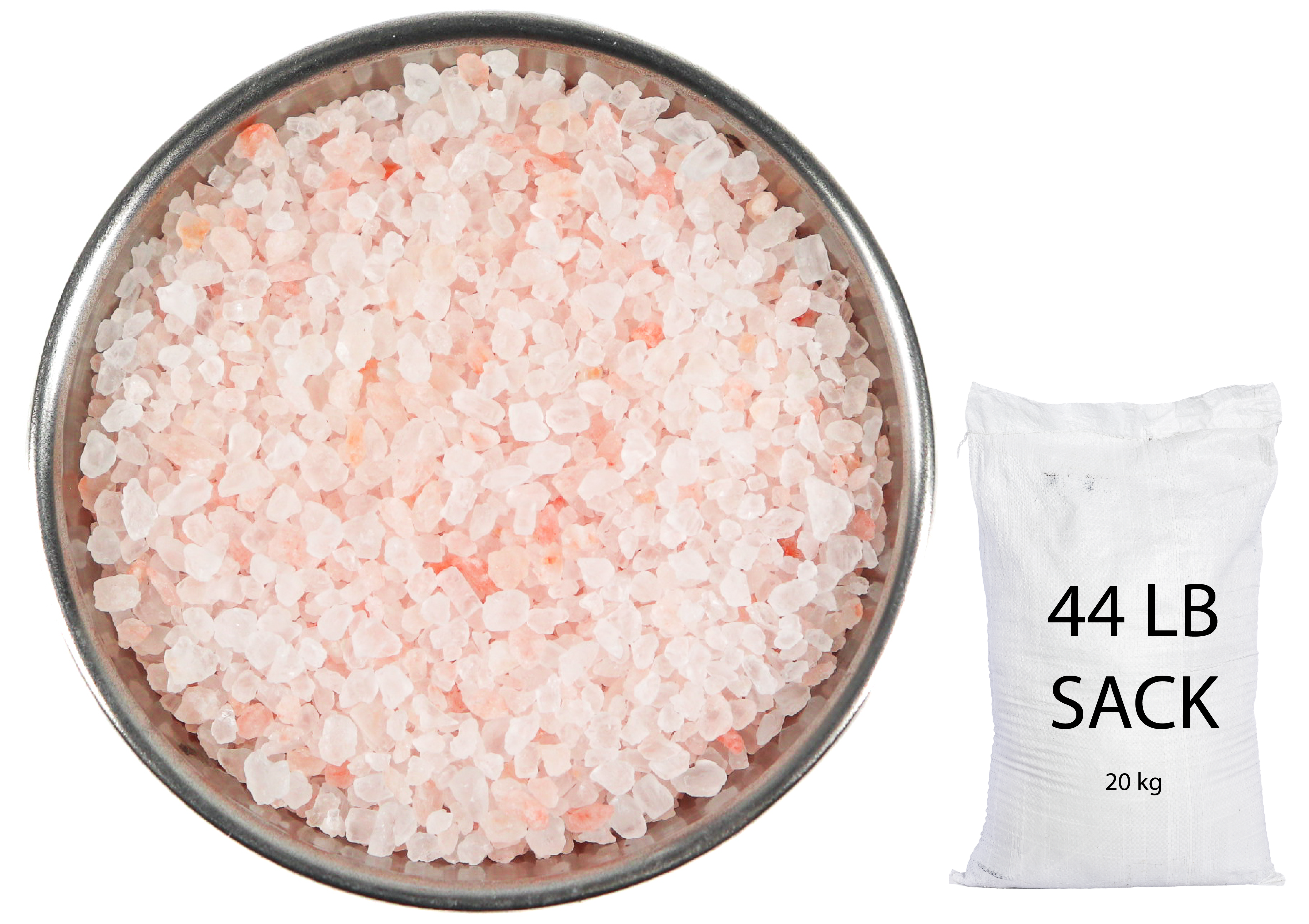 Himalayan Light Pink Salt Medium Coarse (1-2mm) 44 LB Sack