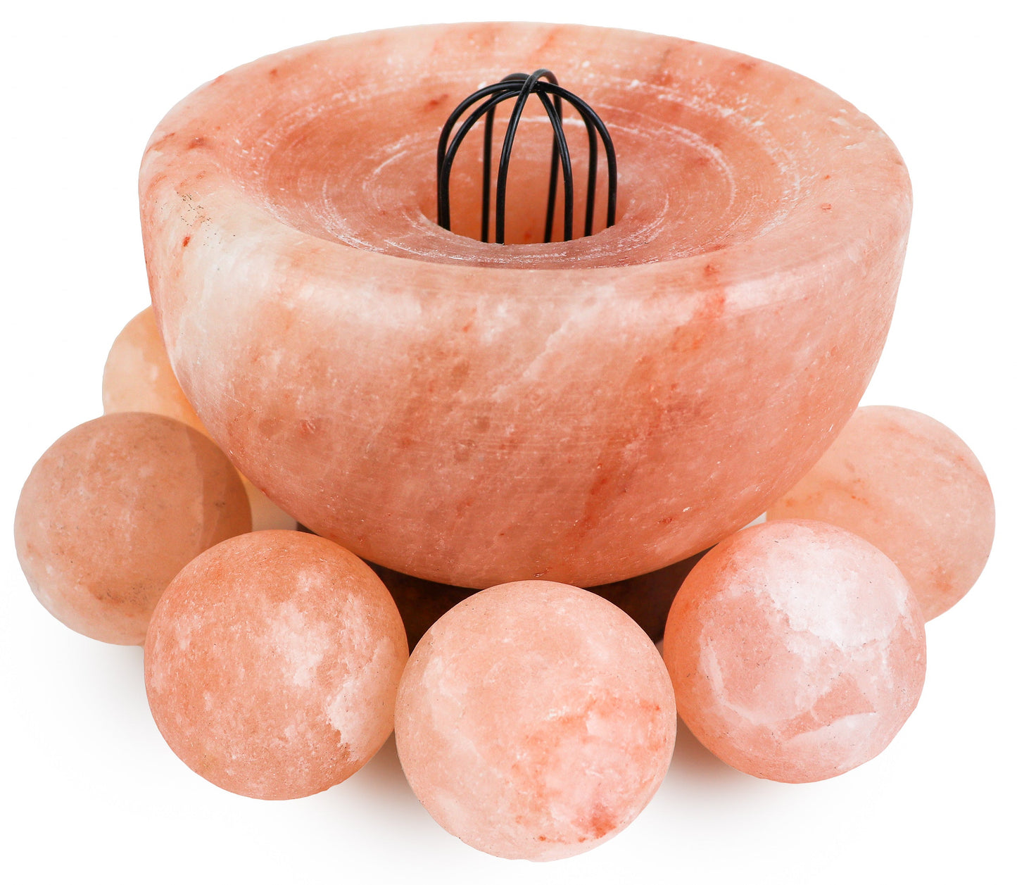 Himalayan Spa 6" Abundance Bowl w/ 6 Massage Balls - Himalayan Secrets™